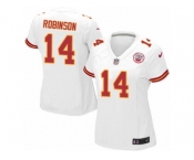 Women Nike Kansas City Chiefs #14 Demarcus Robinson Game White NFL Jersey