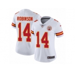 Women Nike Kansas City Chiefs #14 Demarcus Robinson White Vapor Untouchable Limited Player NFL Jersey