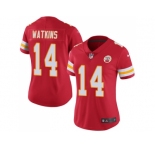 Women Nike Kansas City Chiefs #14 Sammy Watkins Red Team Color Stitched NFL Vapor Untouchable Limited Jersey