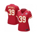 Women Nike Kansas City Chiefs #39 Terrance Mitchell Game Red Team Color NFL Jersey