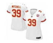 Women Nike Kansas City Chiefs #39 Terrance Mitchell Game White NFL Jersey
