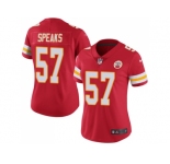 Women Nike Kansas City Chiefs #57 Breeland Speaks Red Team Color Stitched NFL Vapor Untouchable Limited Jersey