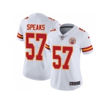 Women Nike Kansas City Chiefs #57 Breeland Speaks White Stitched NFL Vapor Untouchable Limited Jersey