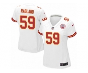 Women Nike Kansas City Chiefs #59 Reggie Ragland Game White NFL Jersey