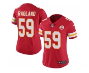 Women Nike Kansas City Chiefs #59 Reggie Ragland Red Team Color Stitched NFL Vapor Untouchable Limited Jersey