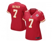 Women Nike Kansas City Chiefs #7 Harrison Butker Game Red Team Color NFL Jersey
