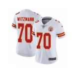 Women Nike Kansas City Chiefs #70 Bryan Witzmann White Vapor Untouchable Limited Player NFL Jersey