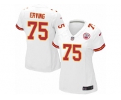 Women Nike Kansas City Chiefs #75 Cameron Erving Game White NFL Jersey
