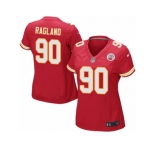 Women Nike Kansas City Chiefs #90 Reggie Ragland Game Red Team Color NFL Jersey