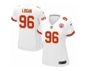 Women Nike Kansas City Chiefs #96 Bennie Logan Game White NFL Jersey