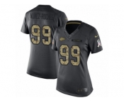 Women Nike Kansas City Chiefs #99 Rakeem Nunez-Roches Limited Black 2016 Salute to Service NFL Jersey