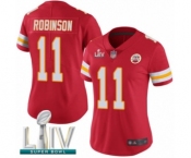 Women's Kansas City Chiefs #11 Demarcus Robinson Red Team Color Vapor Untouchable Limited Player Super Bowl LIV Bound Football Jersey