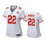 Womens Kansas City Chiefs #22 Trent McDuffie Nike White Limited Jersey