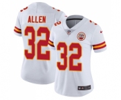 Women's Kansas City Chiefs #32 Marcus Allen Elite White Football Jersey
