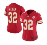 Women's Kansas City Chiefs #32 Marcus Allen Red Team Color Vapor Untouchable Limited Player Football Jersey