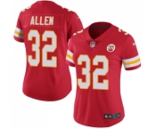 Women's Kansas City Chiefs #32 Marcus Allen Red Team Color Vapor Untouchable Limited Player Football Jersey