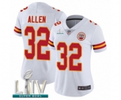 Women's Kansas City Chiefs #32 Marcus Allen White Vapor Untouchable Limited Player Super Bowl LIV Bound Football Jersey