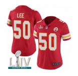Women's Kansas City Chiefs #50 Darron Lee Red Team Color Vapor Untouchable Limited Player Super Bowl LIV Bound Football Jersey