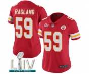 Women's Kansas City Chiefs #59 Reggie Ragland Red Team Color Vapor Untouchable Limited Player Super Bowl LIV Bound Football Jersey