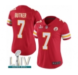 Women's Kansas City Chiefs #7 Harrison Butker Red Team Color Vapor Untouchable Limited Player Super Bowl LIV Bound Football Jersey