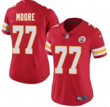 Women's Kansas City Chiefs #77 Jaylon Moore Red 2025 Vapor Untouchable Limited Stitched Jersey