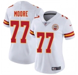 Women's Kansas City Chiefs #77 Jaylon Moore White 2025 Vapor Untouchable Limited Stitched Jersey