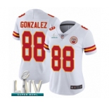 Women's Kansas City Chiefs #88 Tony Gonzalez White Vapor Untouchable Limited Player Super Bowl LIV Bound Football Jersey