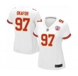 Women's Kansas City Chiefs #97 Alex Okafor Game White Football Jersey