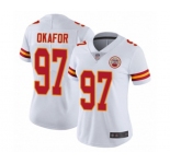 Women's Kansas City Chiefs #97 Alex Okafor White Vapor Untouchable Limited Player Football Jersey