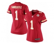 Women's Nike Kansas City Chiefs #1 Leon Sandcastle Limited Red Team Color NFL Jersey