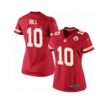 Women's Nike Kansas City Chiefs #10 Tyreek Hill Limited Red Team Color NFL Jersey