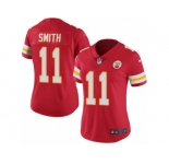 Women's Nike Kansas City Chiefs #11 Alex Smith Limited Red Rush NFL Jersey