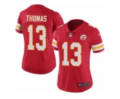 Women's Nike Kansas City Chiefs #13 De'Anthony Thomas Limited Red Rush NFL Jersey