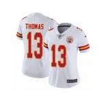 Women's Nike Kansas City Chiefs #13 De'Anthony Thomas Vapor Untouchable Limited White NFL Jersey