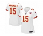 Women's Nike Kansas City Chiefs #15 Patrick Mahomes II Game White NFL Jersey
