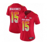 Women's Nike Kansas City Chiefs #15 Patrick Mahomes II Limited Red AFC 2019 Pro Bowl NFL Jersey