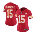 Women's Nike Kansas City Chiefs #15 Patrick Mahomes II Red Team Color Vapor Untouchable Limited Player NFL Jersey