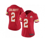 Women's Nike Kansas City Chiefs #2 Dustin Colquitt Limited Red Rush NFL Jersey