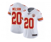 Women's Nike Kansas City Chiefs #20 Steven Nelson Vapor Untouchable Limited White NFL Jersey