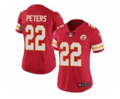 Women's Nike Kansas City Chiefs #22 Marcus Peters Limited Red Rush NFL Jersey