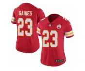 Women's Nike Kansas City Chiefs #23 Phillip Gaines Limited Red Rush NFL Jersey