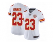 Women's Nike Kansas City Chiefs #23 Phillip Gaines Vapor Untouchable Limited White NFL Jersey