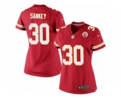 Women's Nike Kansas City Chiefs #30 Bishop Sankey Limited Red Team Color NFL Jersey
