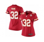 Women's Nike Kansas City Chiefs #32 Spencer Ware Limited Red Team Color NFL Jersey