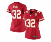 Women's Nike Kansas City Chiefs #32 Spencer Ware Limited Red Team Color NFL Jersey
