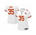 Women's Nike Kansas City Chiefs #35 Charcandrick West Limited Red Team Color NFL Jersey