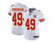 Women's Nike Kansas City Chiefs #49 Daniel Sorensen Vapor Untouchable Limited White NFL Jersey