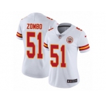 Women's Nike Kansas City Chiefs #51 Frank Zombo Vapor Untouchable Limited White NFL Jersey
