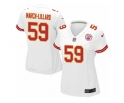 Women's Nike Kansas City Chiefs #59 Justin March-Lillard Limited White NFL Jersey