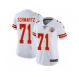 Women's Nike Kansas City Chiefs #71 Mitchell Schwartz Vapor Untouchable Limited White NFL Jersey
